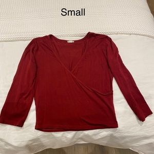 🌷 FREE Beautiful Elbow Length Red Crop Top SUNNY